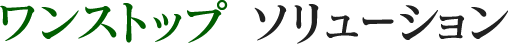 ワンストップソリューション